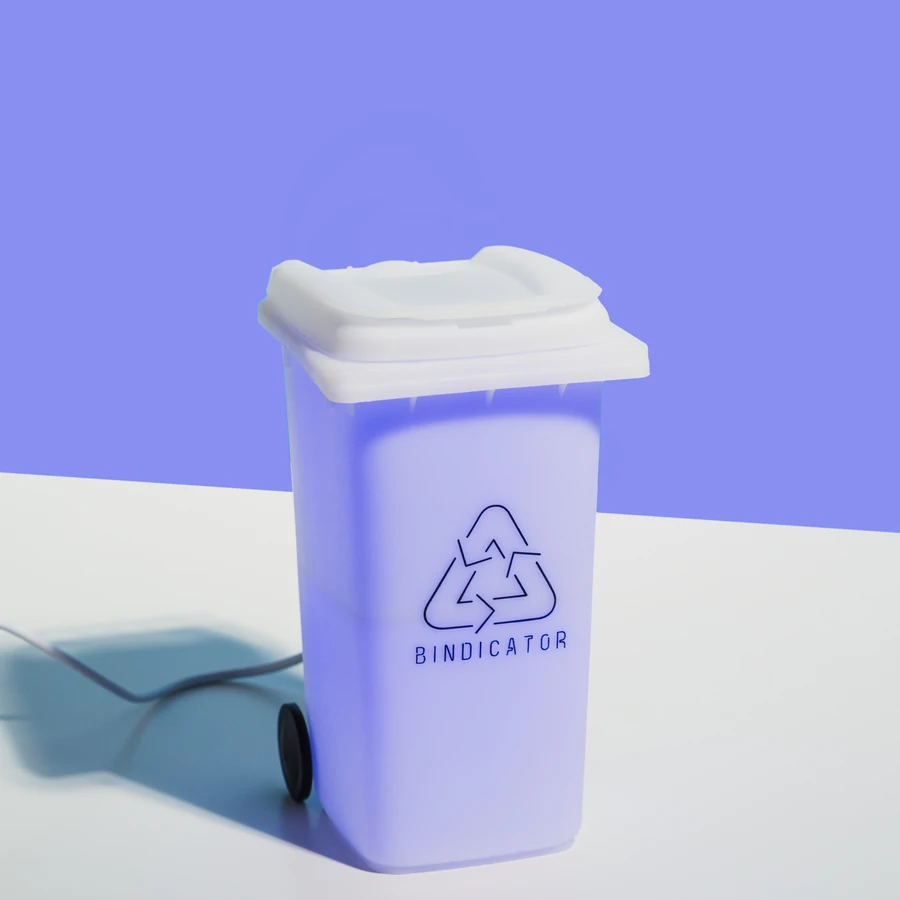 Bindicator smart bin reminder lamp