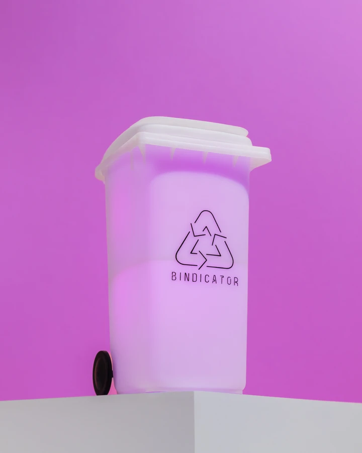 Bindicator in use