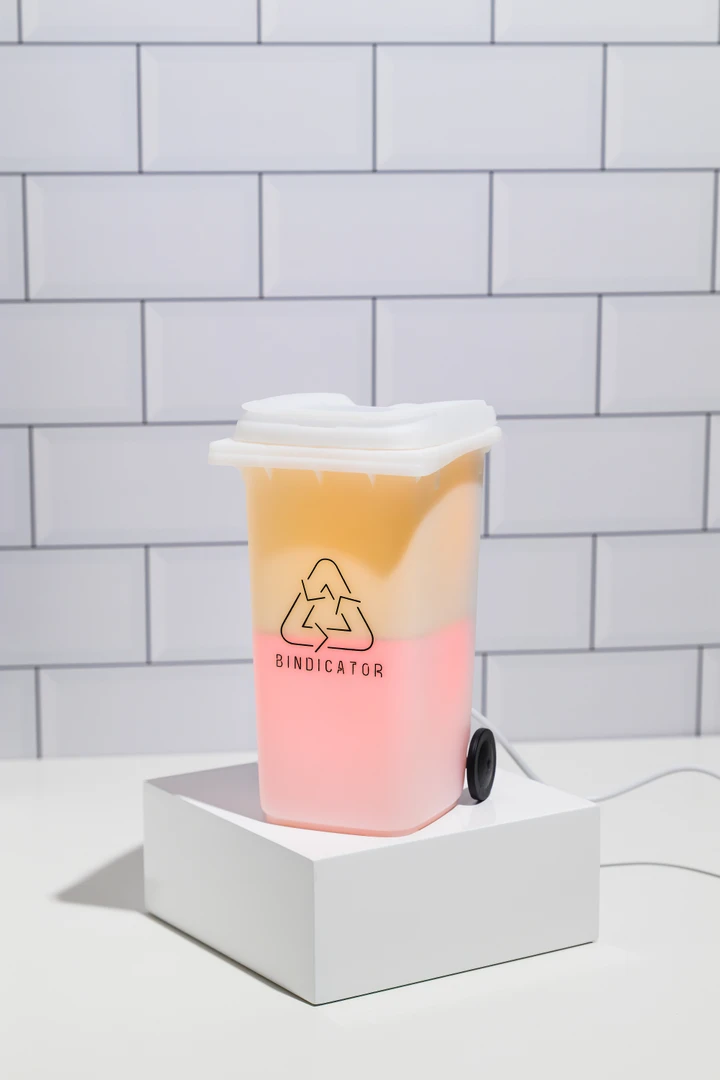 Bindicator smart bin reminder lamp